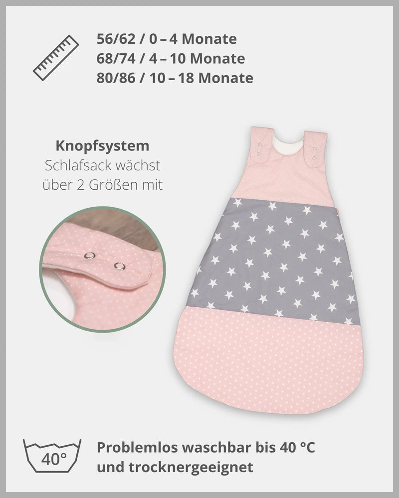 Schlafsack ROSA GRAU-ULLENBOOM Baby