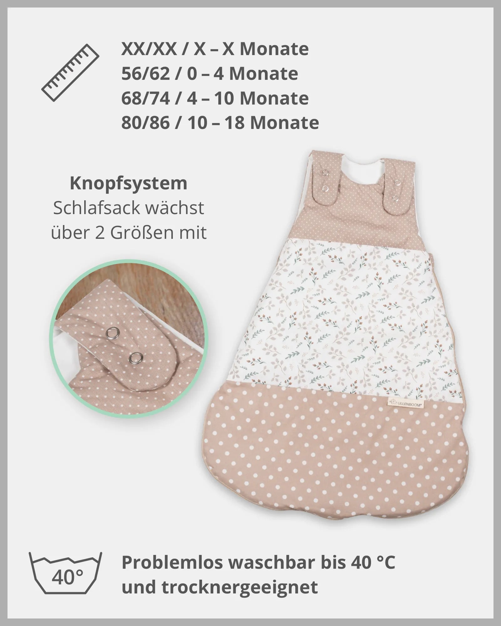 Schlafsack SANDBLUME-ULLENBOOM Baby