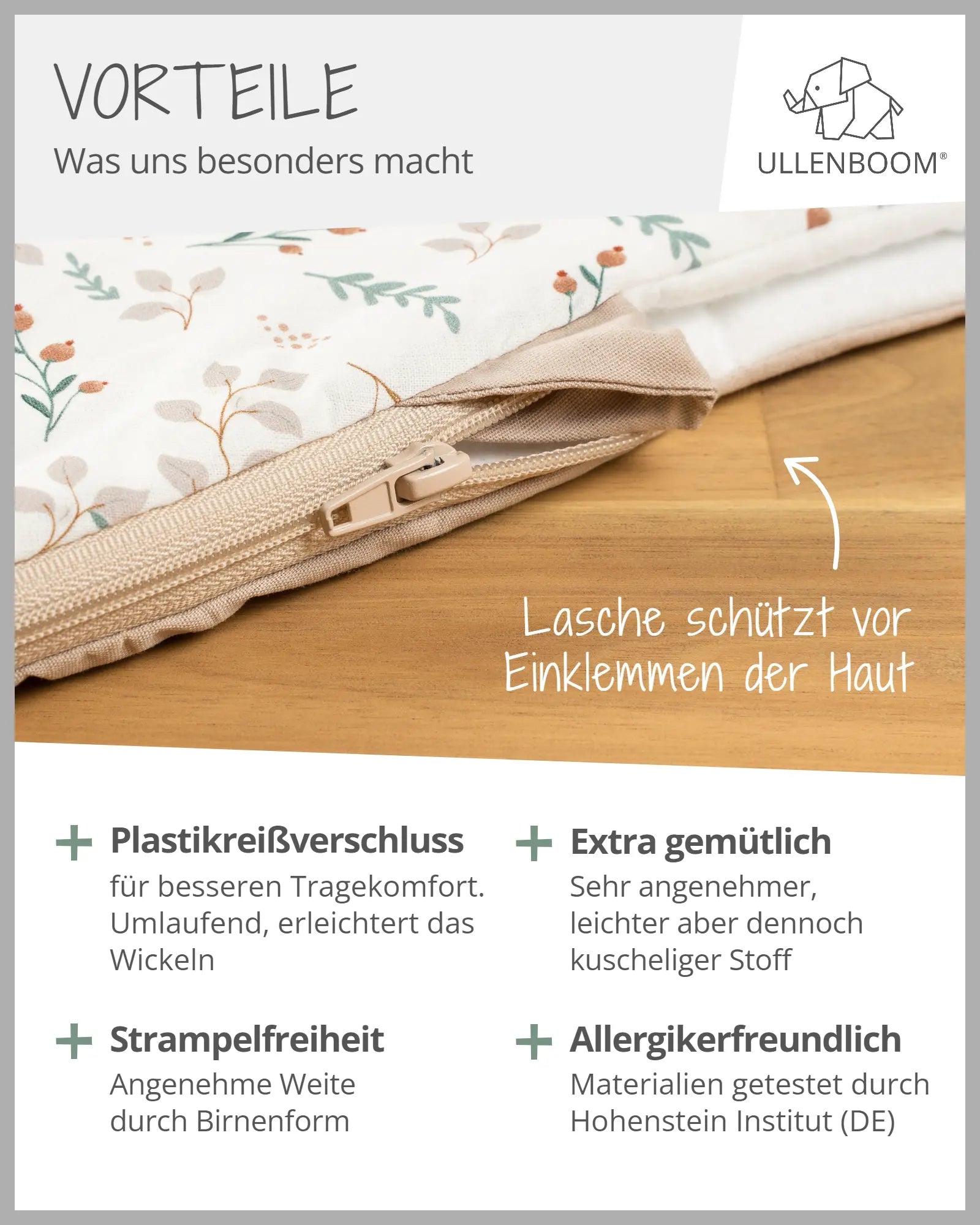 Schlafsack FLORAL SAND-ULLENBOOM Baby