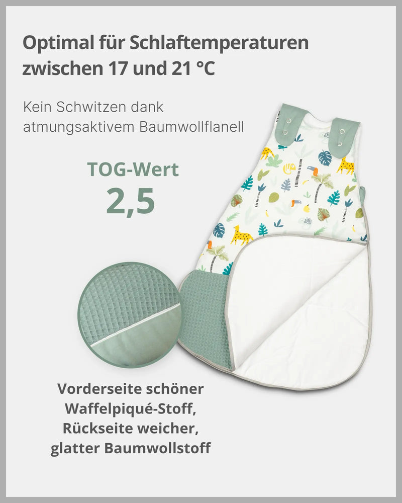 Schlafsack SALBEIGRÜN REGENWALD-ULLENBOOM Baby