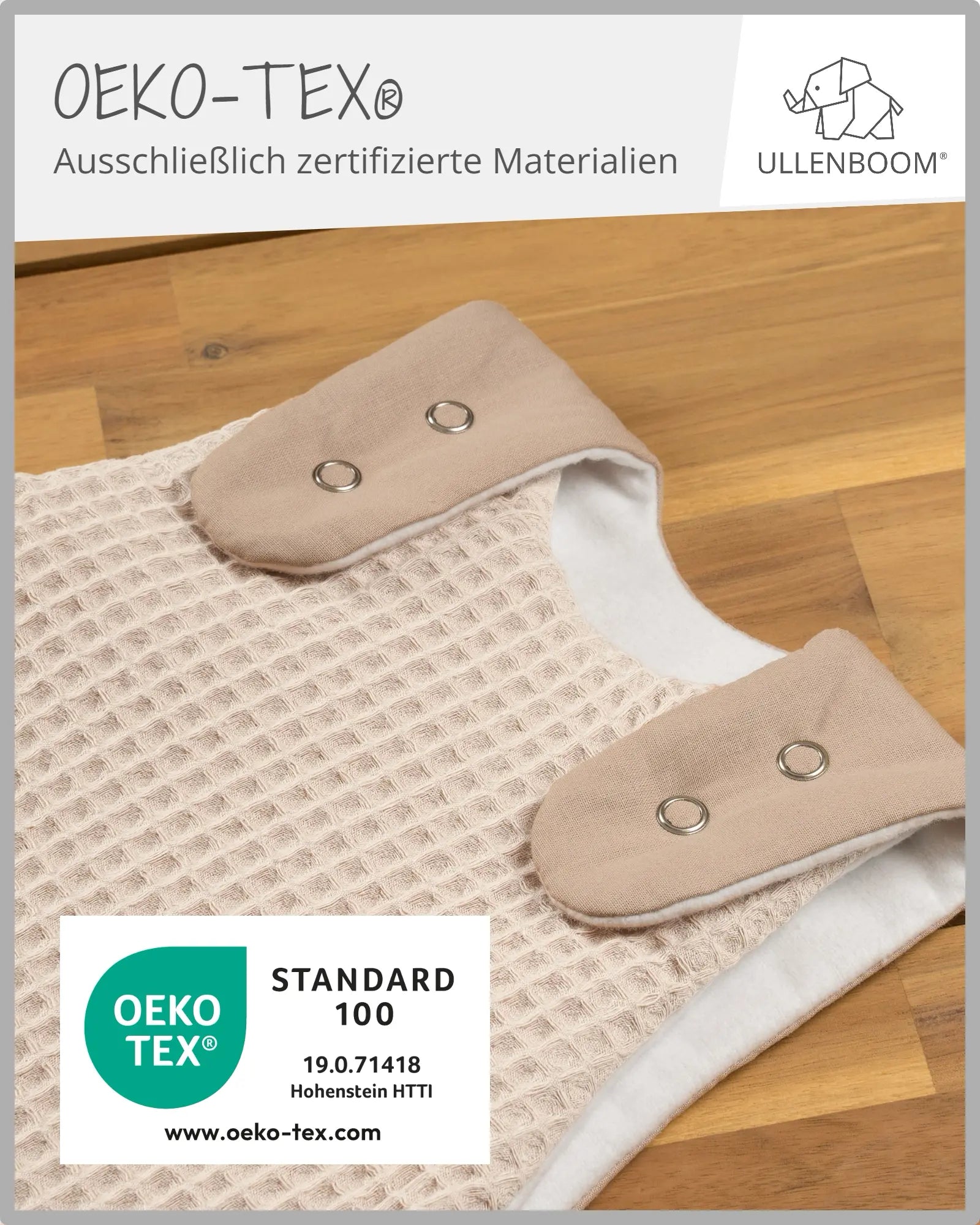 Schlafsack Waffelpiqué SAND-ULLENBOOM Baby