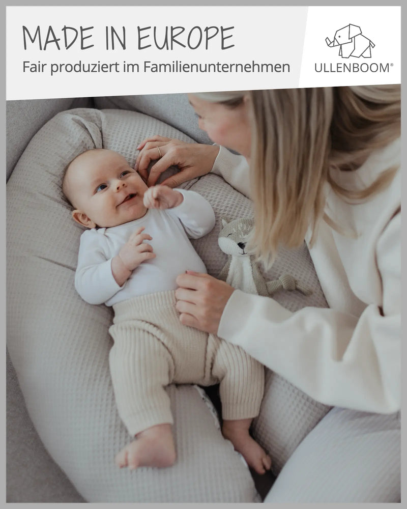 190 cm Stillkissen Waffelpiqué SAND-ULLENBOOM Baby