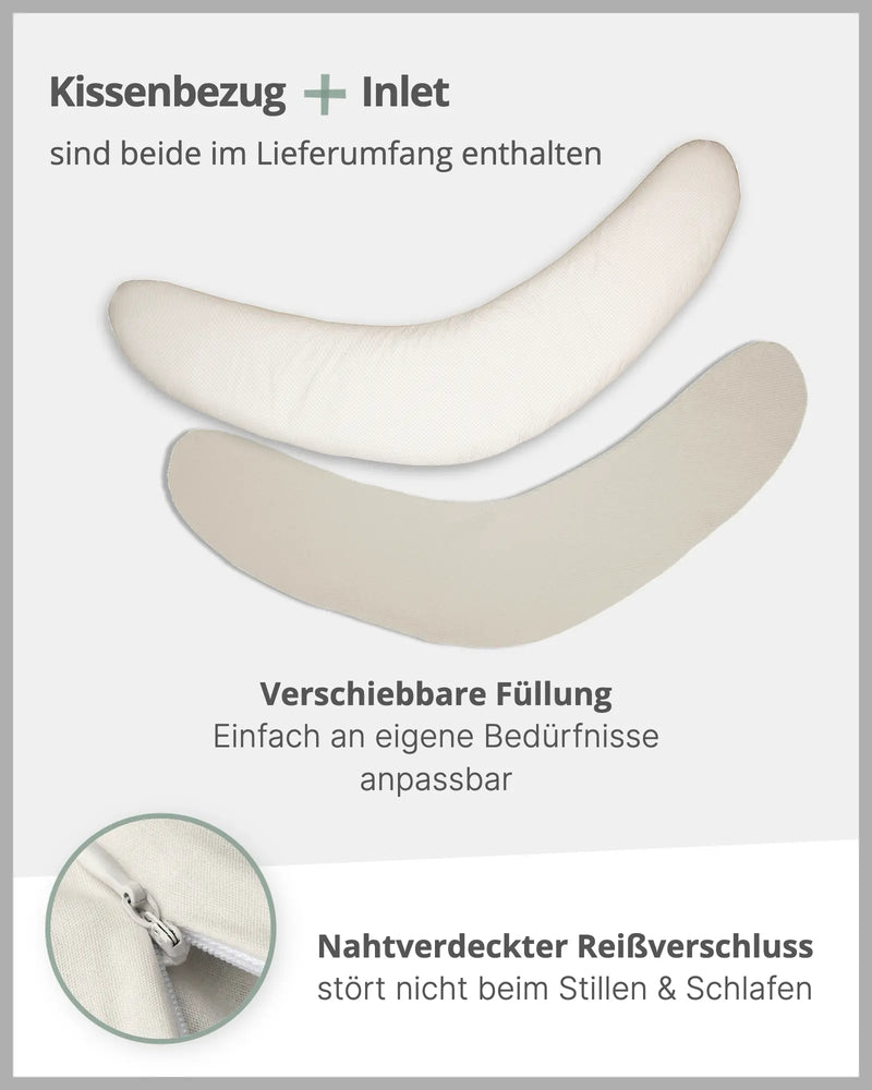 190 cm Stillkissen Waffelpiqué SAND-ULLENBOOM Baby