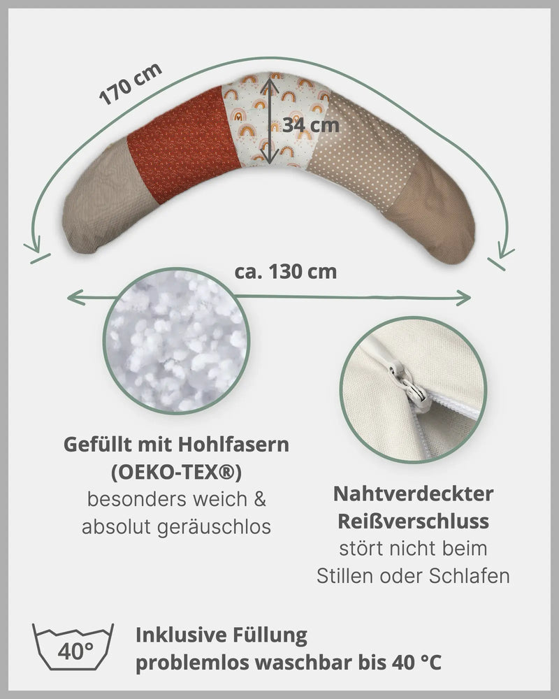 Stillkissen REGENBOGEN-ULLENBOOM Baby