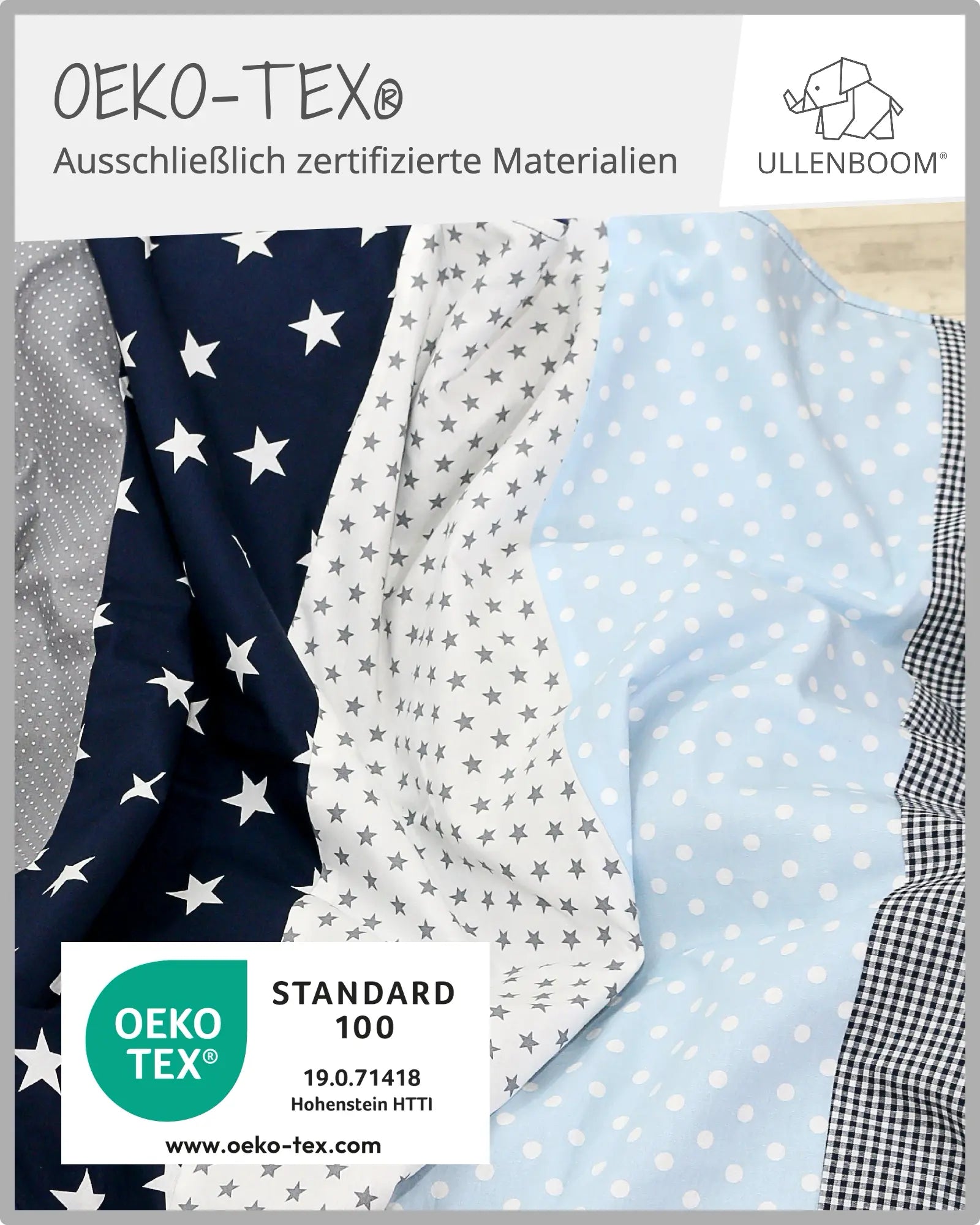 170 cm Kleines Stillkissen BLAU HELLBLAU GRAU