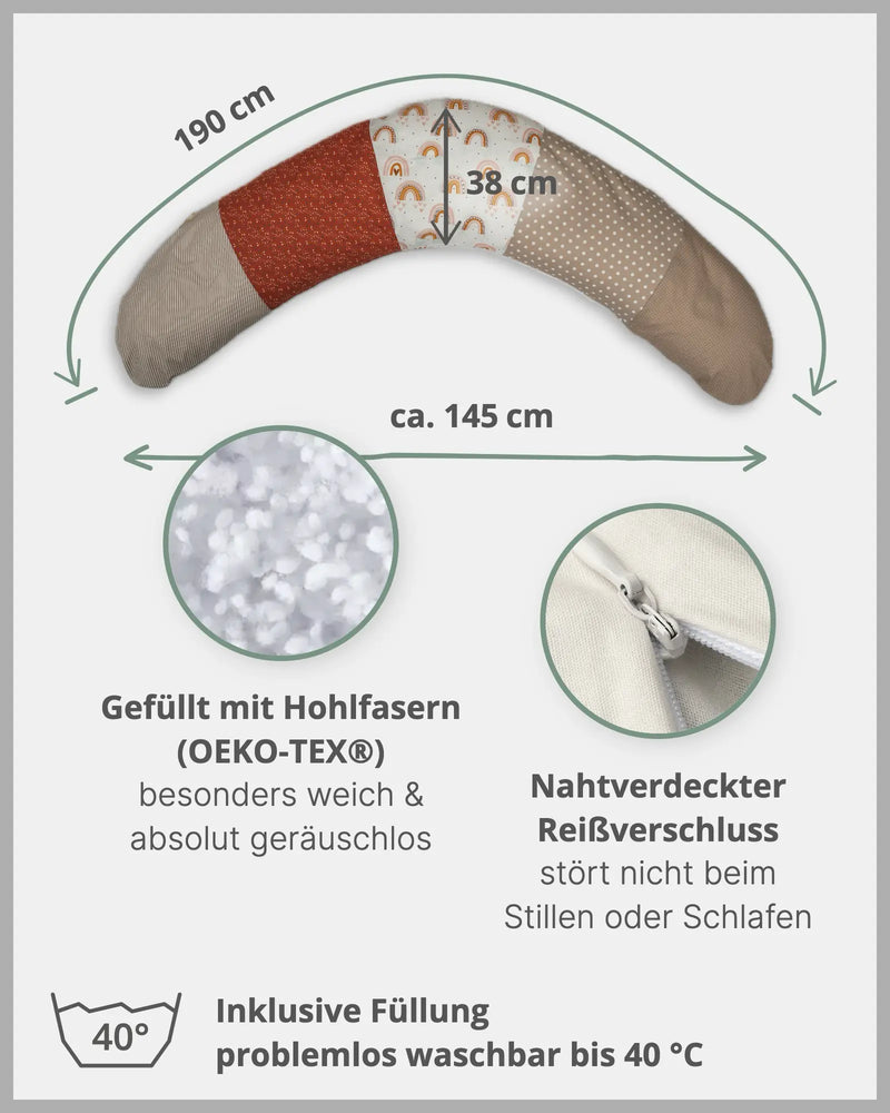 Stillkissen REGENBOGEN-ULLENBOOM Baby