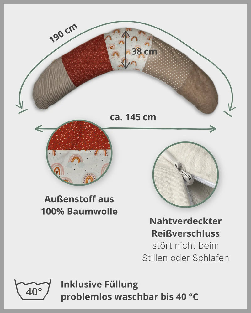 Stillkissen REGENBOGEN-ULLENBOOM Baby