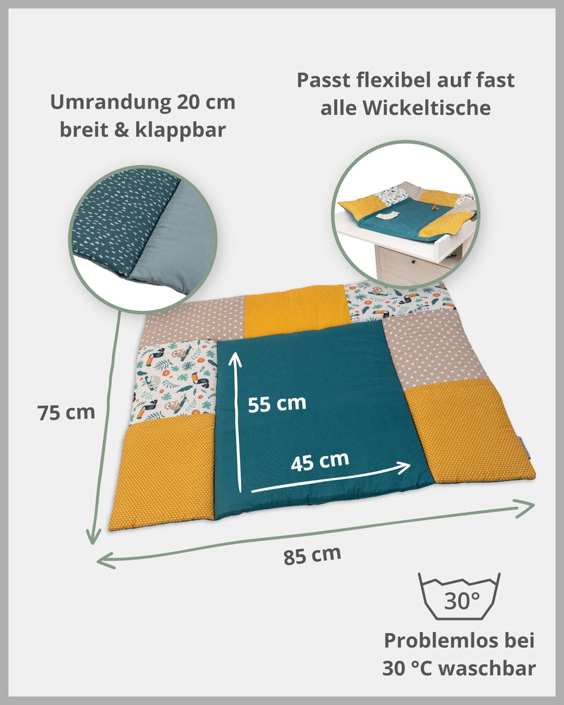 Wickelauflage Dschungel-ULLENBOOM Baby