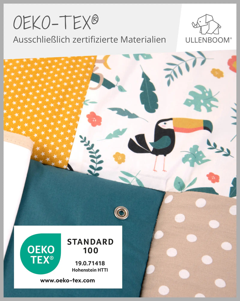 Wickelauflage mit Wechselmatte Dschungel-Wickelauflagen mit Wechselmatten-ULLENBOOM Baby