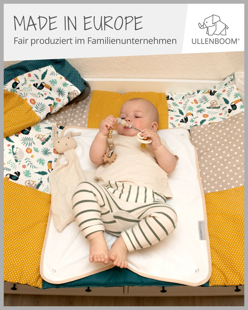 Wickelauflage mit Wechselmatte Dschungel-Wickelauflagen mit Wechselmatten-ULLENBOOM Baby