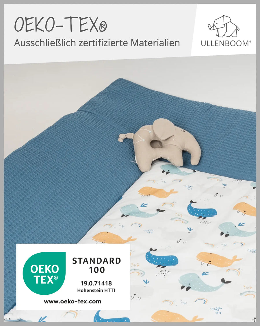 Wickelauflage BLAU WALE-ULLENBOOM Baby