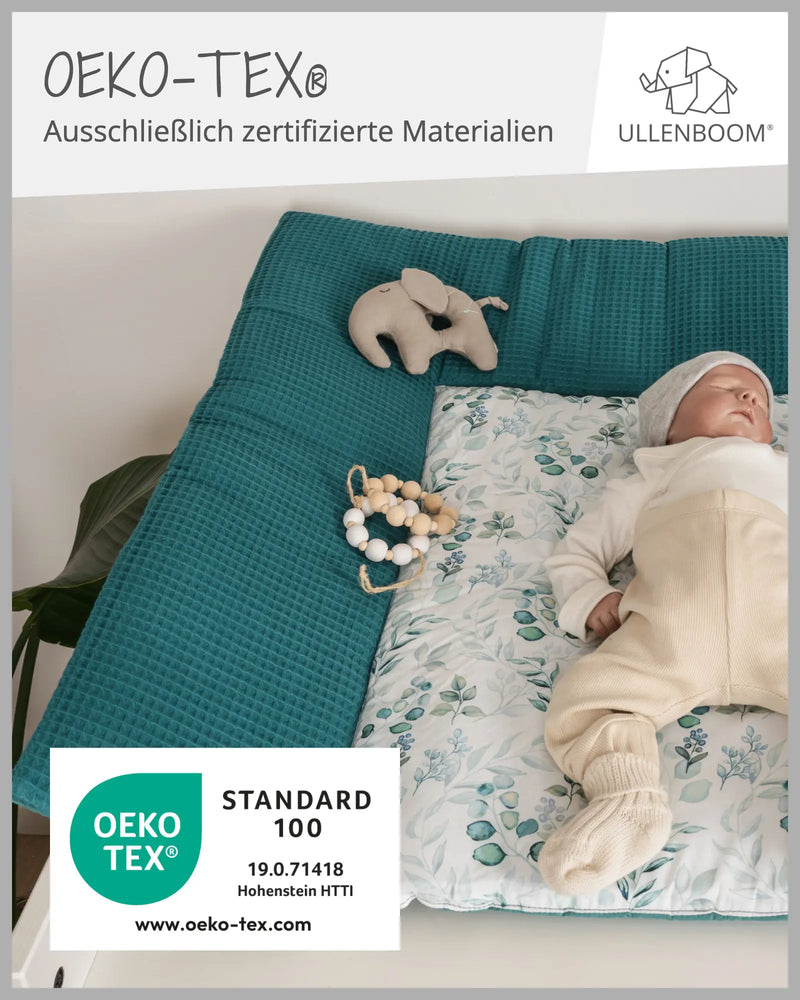 Wickelauflage EUKALYPTUS PETROL-ULLENBOOM Baby