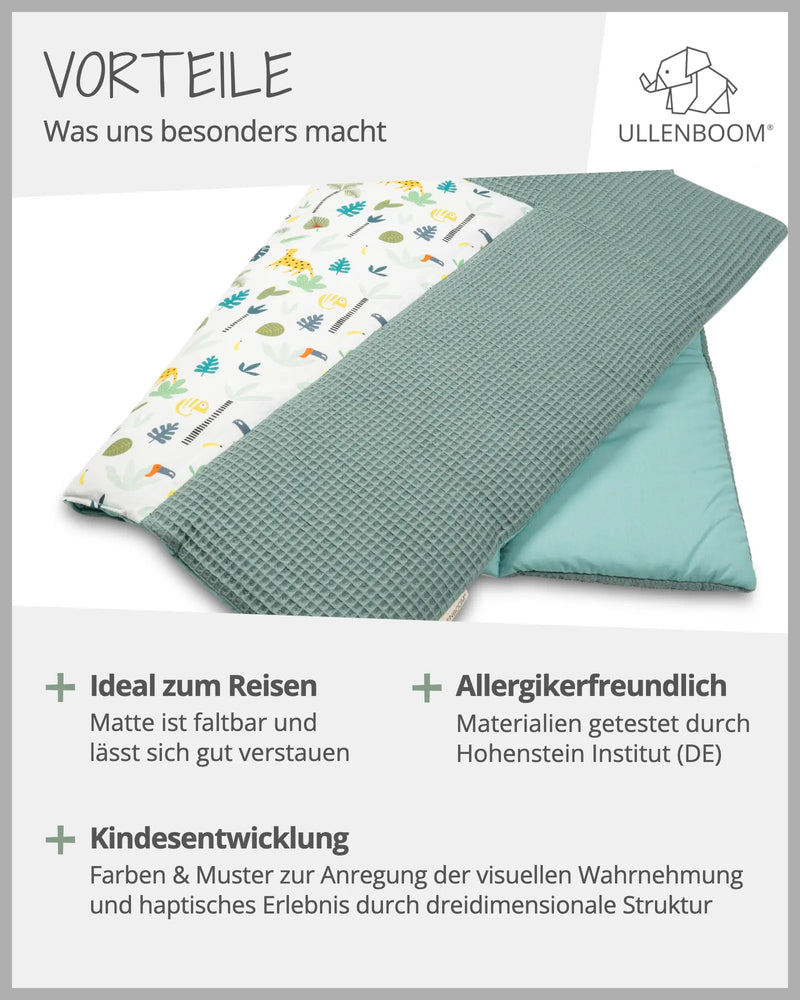 Wickelauflage SALBEIGRÜN REGENWALD-ULLENBOOM Baby