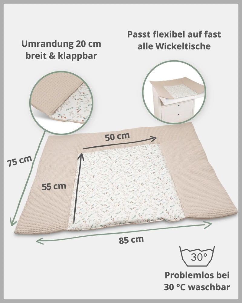 Wickelauflage FLORAL SAND-ULLENBOOM Baby