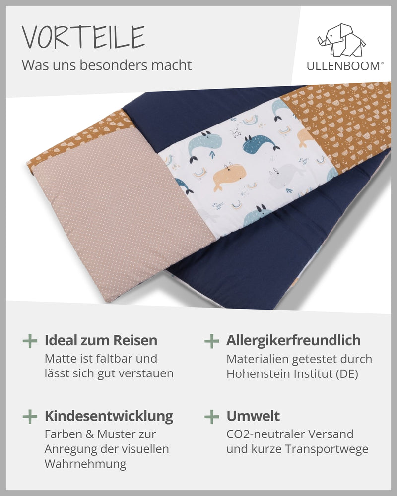 Wickelauflage Wale-ULLENBOOM Baby
