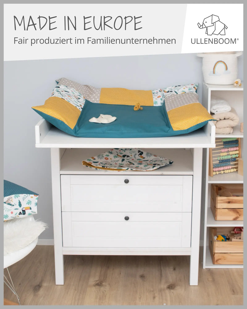 Wickelauflagen-Bezug Dschungel-ULLENBOOM Baby