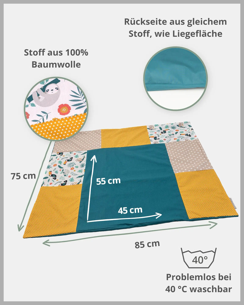 Wickelauflagen-Bezug Dschungel-ULLENBOOM Baby