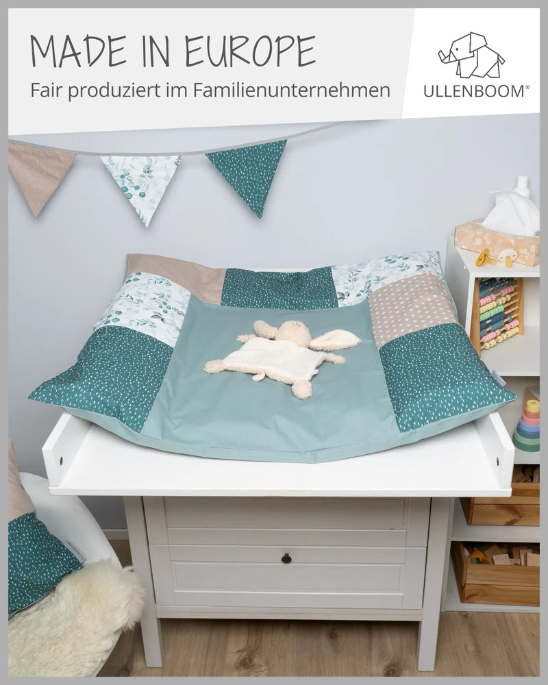 Wickelauflagen-Bezug Eukalyptus-ULLENBOOM Baby