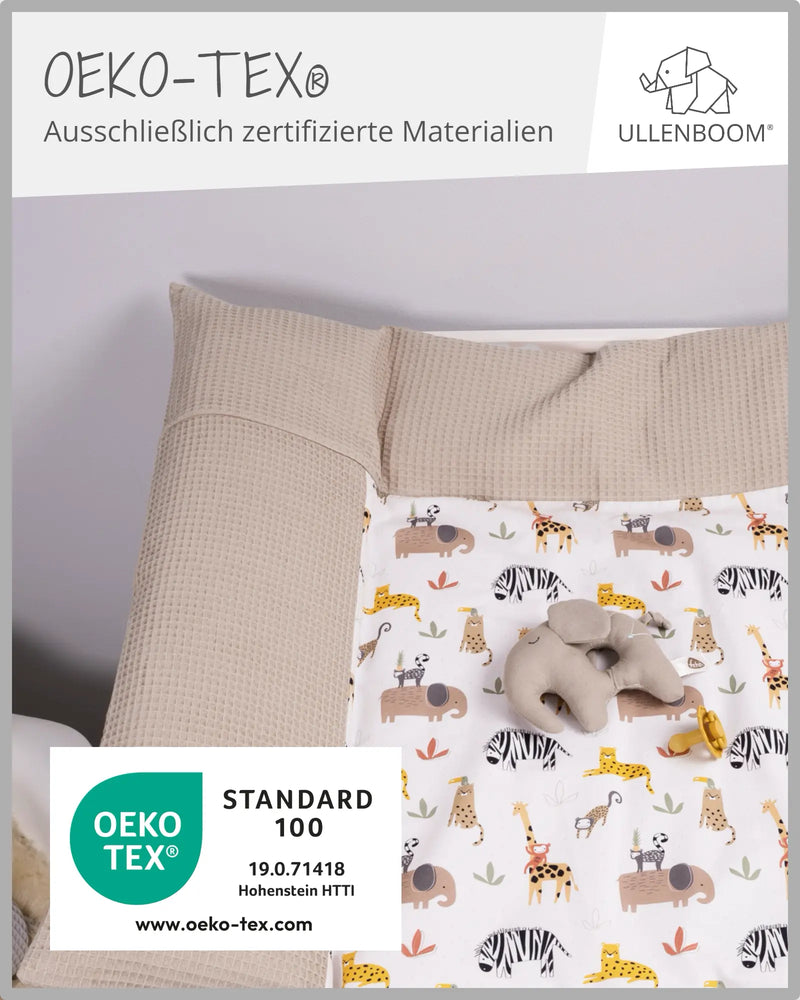 Wickelauflagen-Bezug Sand Savanne-ULLENBOOM Baby