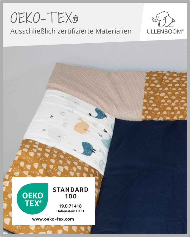 Wickelauflagen-Bezug Wale-ULLENBOOM Baby