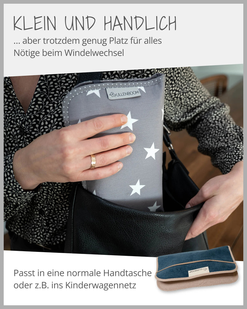 Windeltasche CORD PETROL-ULLENBOOM Baby