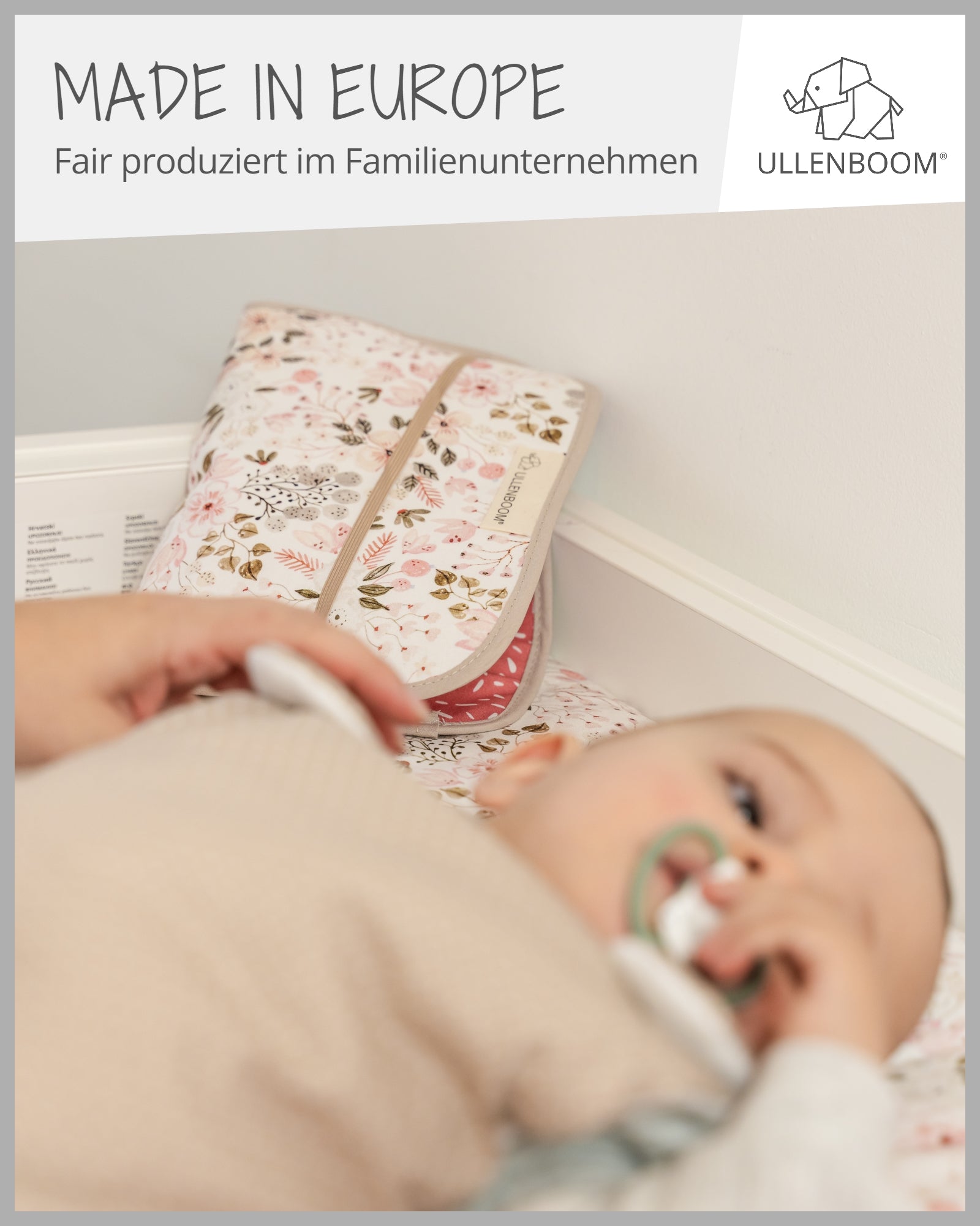 Windeltasche GRAUE STERNE-ULLENBOOM Baby