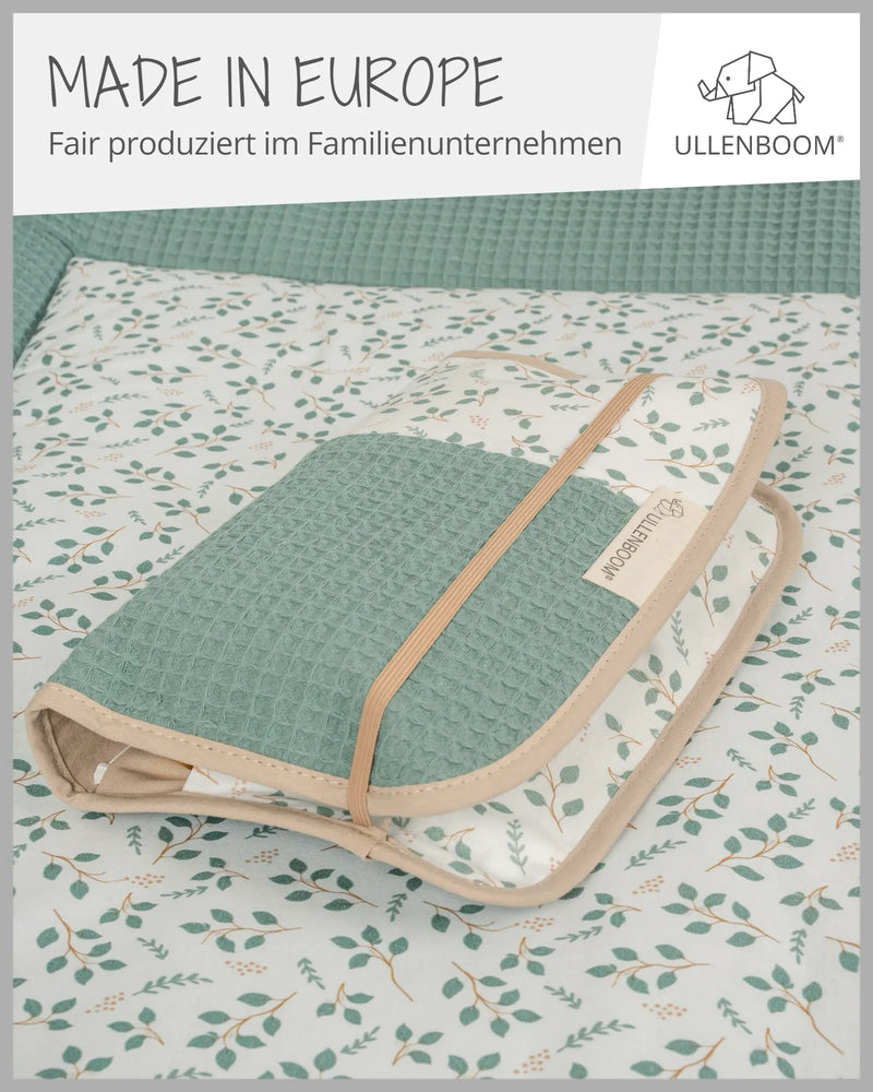 Windeltasche FLORAL GRÜN-ULLENBOOM Baby