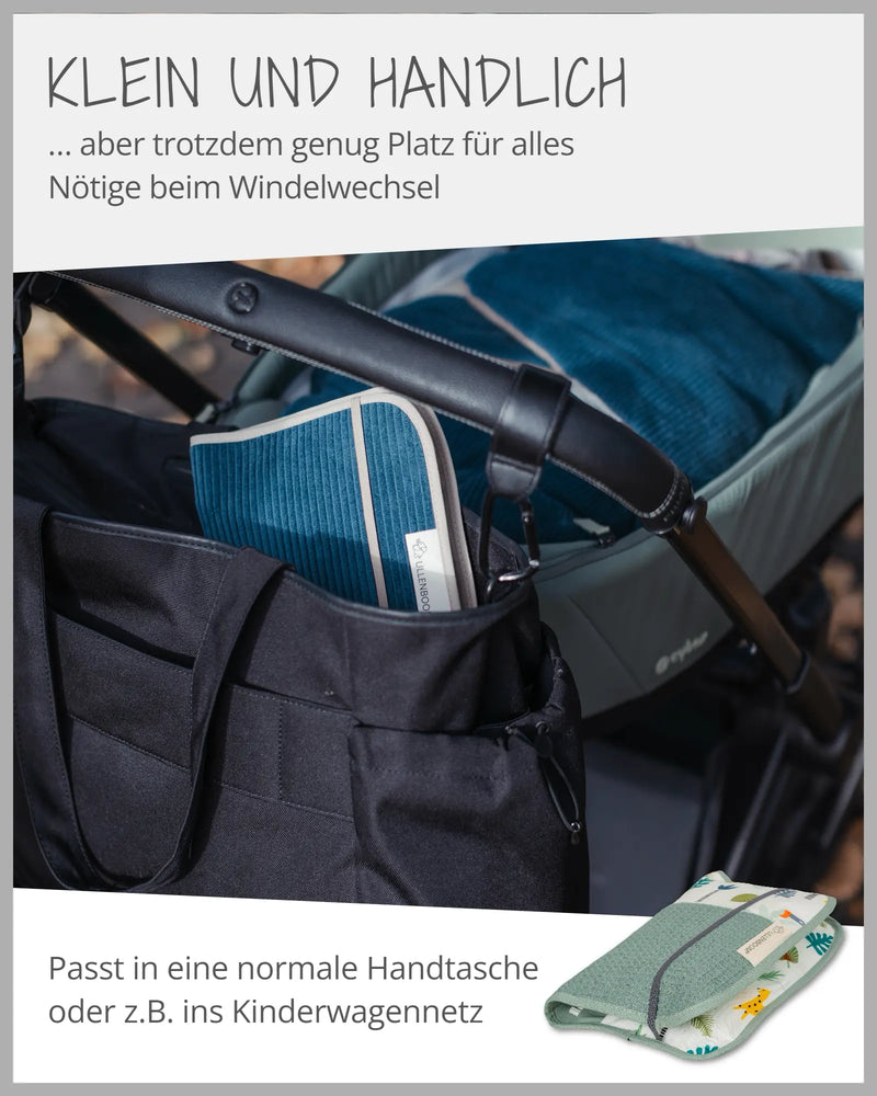 Windeltasche SALBEIGRÜN REGENWALD-ULLENBOOM Baby