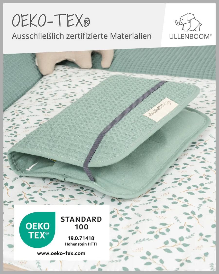 Windeltasche Waffelpiqué SALBEIGRÜN-ULLENBOOM Baby