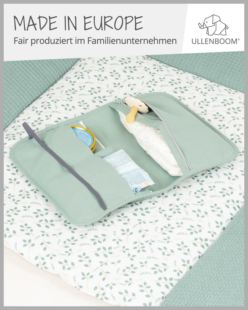 Windeltasche Waffelpiqué SALBEIGRÜN-ULLENBOOM Baby