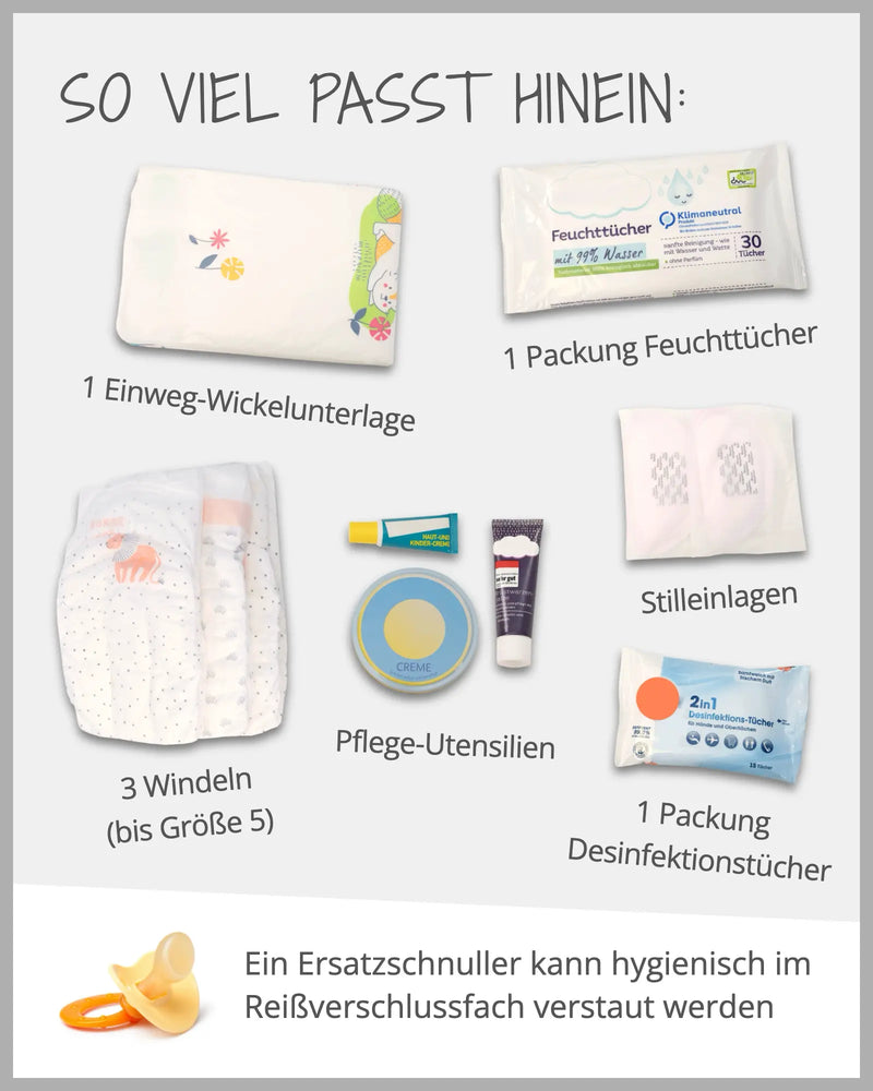 Windeltasche Waffelpiqué SALBEIGRÜN-ULLENBOOM Baby