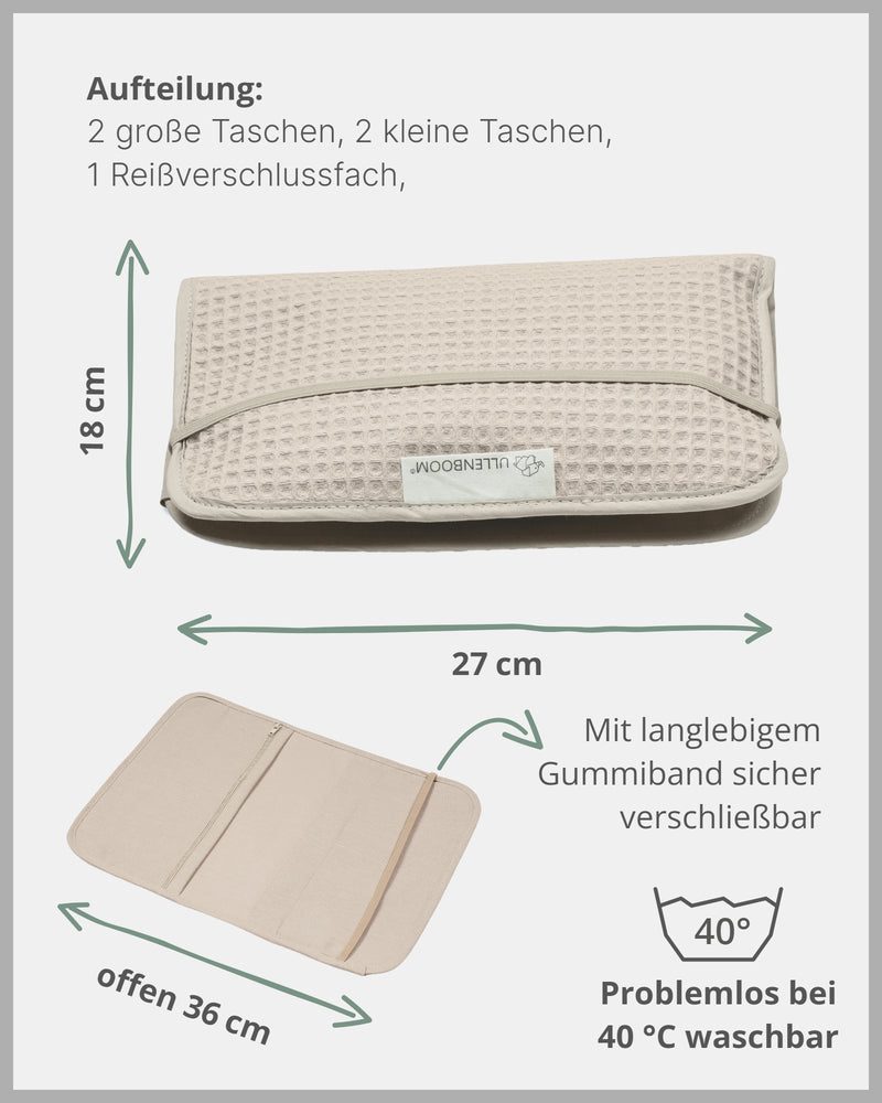 Windeltasche Waffelpiqué SAND-ULLENBOOM Baby