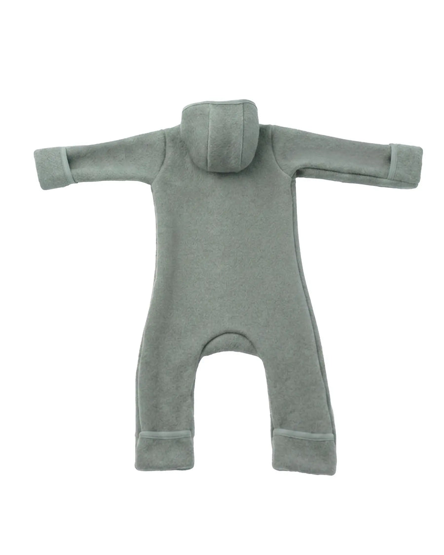 Wollwalk Overall Eukalyptus Grün Größe 86-92 – Freisteller hinten