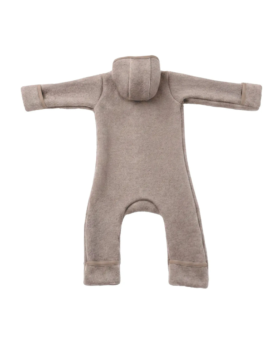 Wollwalk Overall Hafer Beige Größe 86-92 – Freisteller hinten