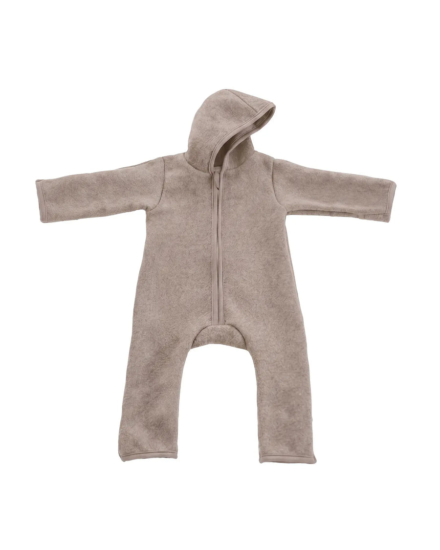 Wollwalk Overall Hafer Beige Größe 86-92 – Freisteller vorne