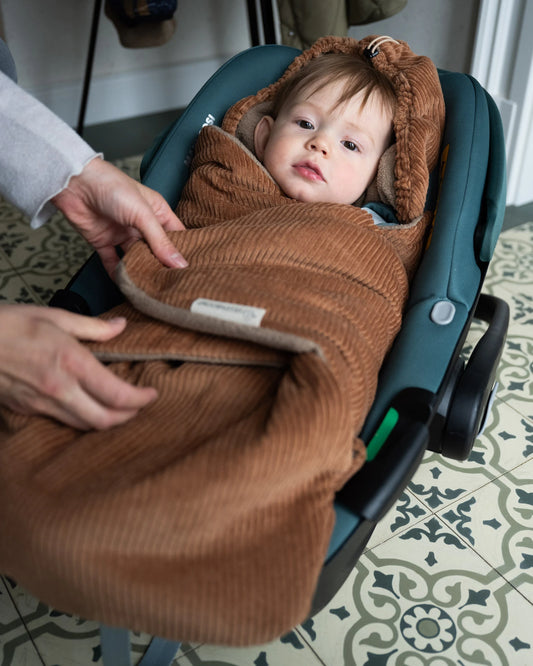 Einschlagdecke CORD CARAMEL-ULLENBOOM Baby