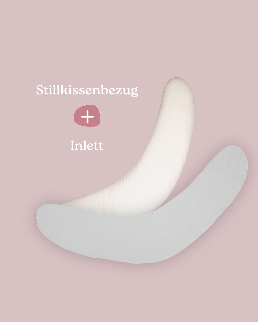 Set Stillkissenbezug mit Inlett Waffelpiqué Grau-Stillkissenbezug mit Inlett-ULLENBOOM Baby