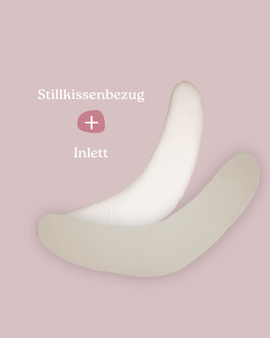 Set Stillkissenbezug mit Inlett Waffelpiqué Sand-Stillkissenbezug mit Inlett-ULLENBOOM Baby
