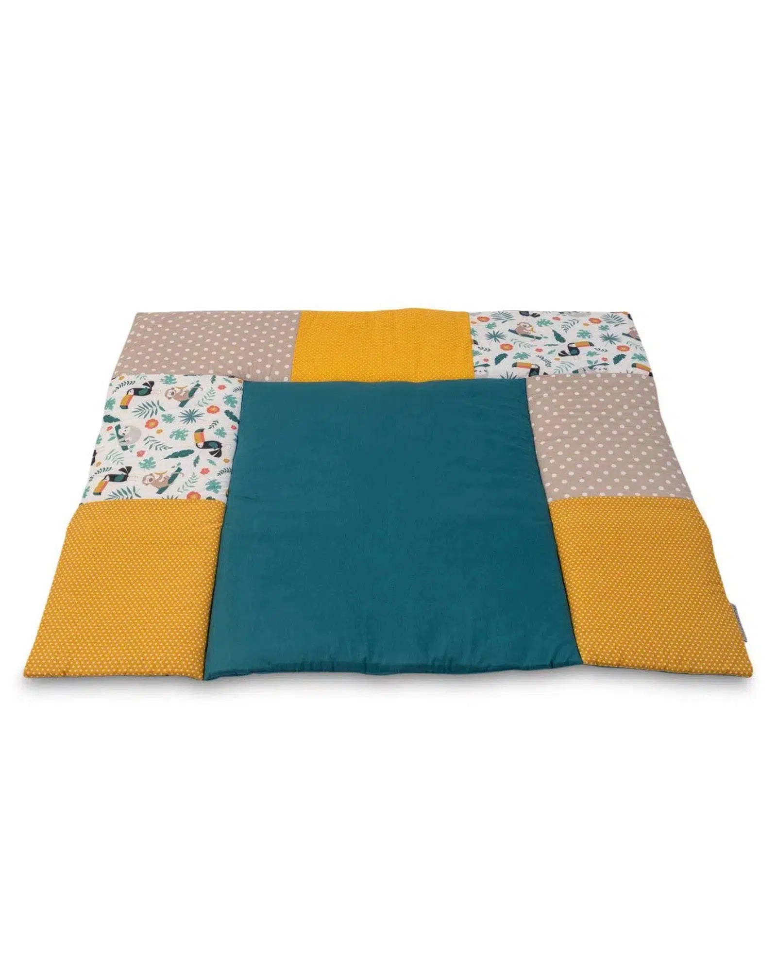 Wickelauflage Patchwork DSCHUNGEL-ULLENBOOM-75 x 85 cm-ULLENBOOM Baby