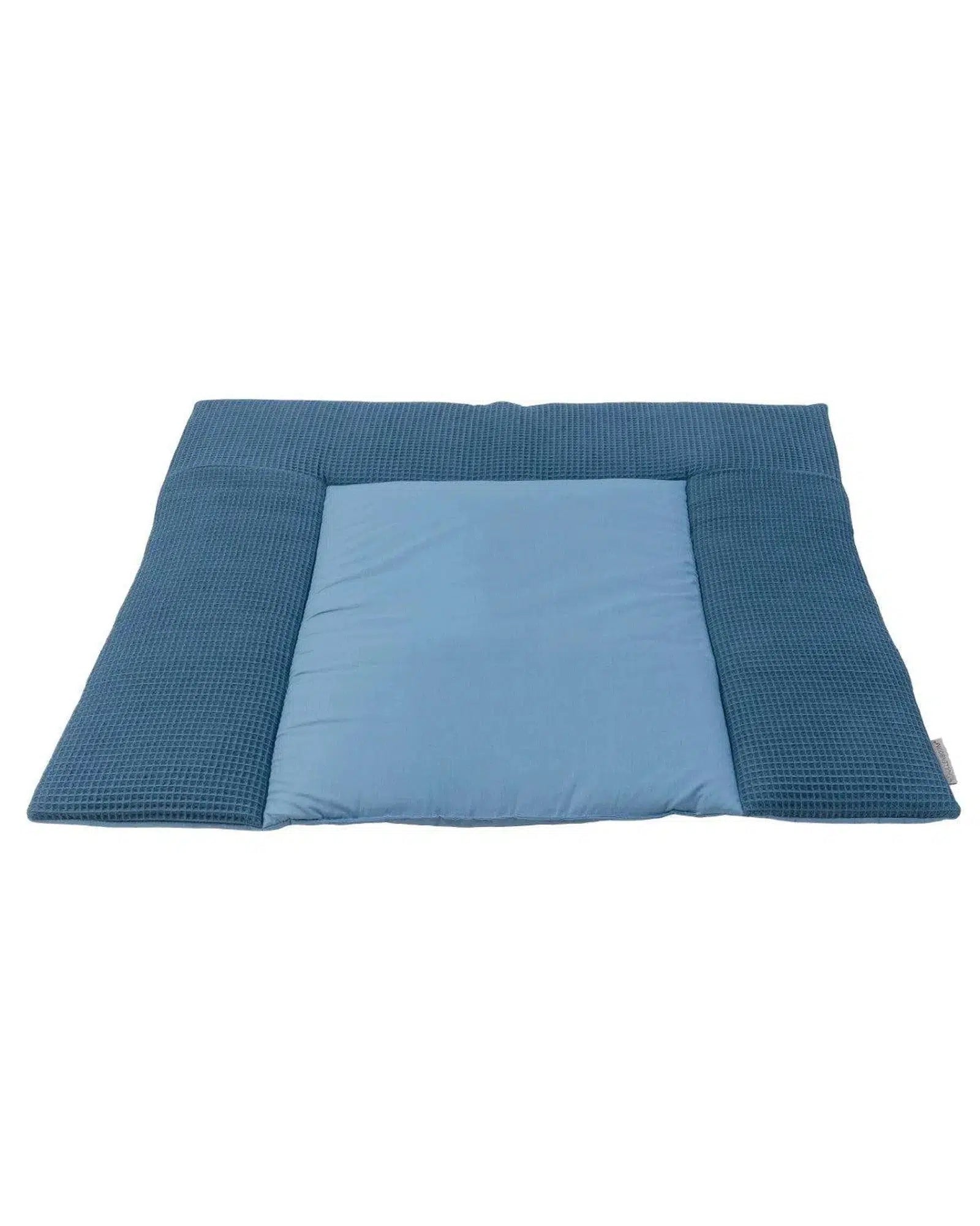 Wickelauflage Waffelpiqué BLAU-ULLENBOOM-75 x 85 cm-ULLENBOOM Baby