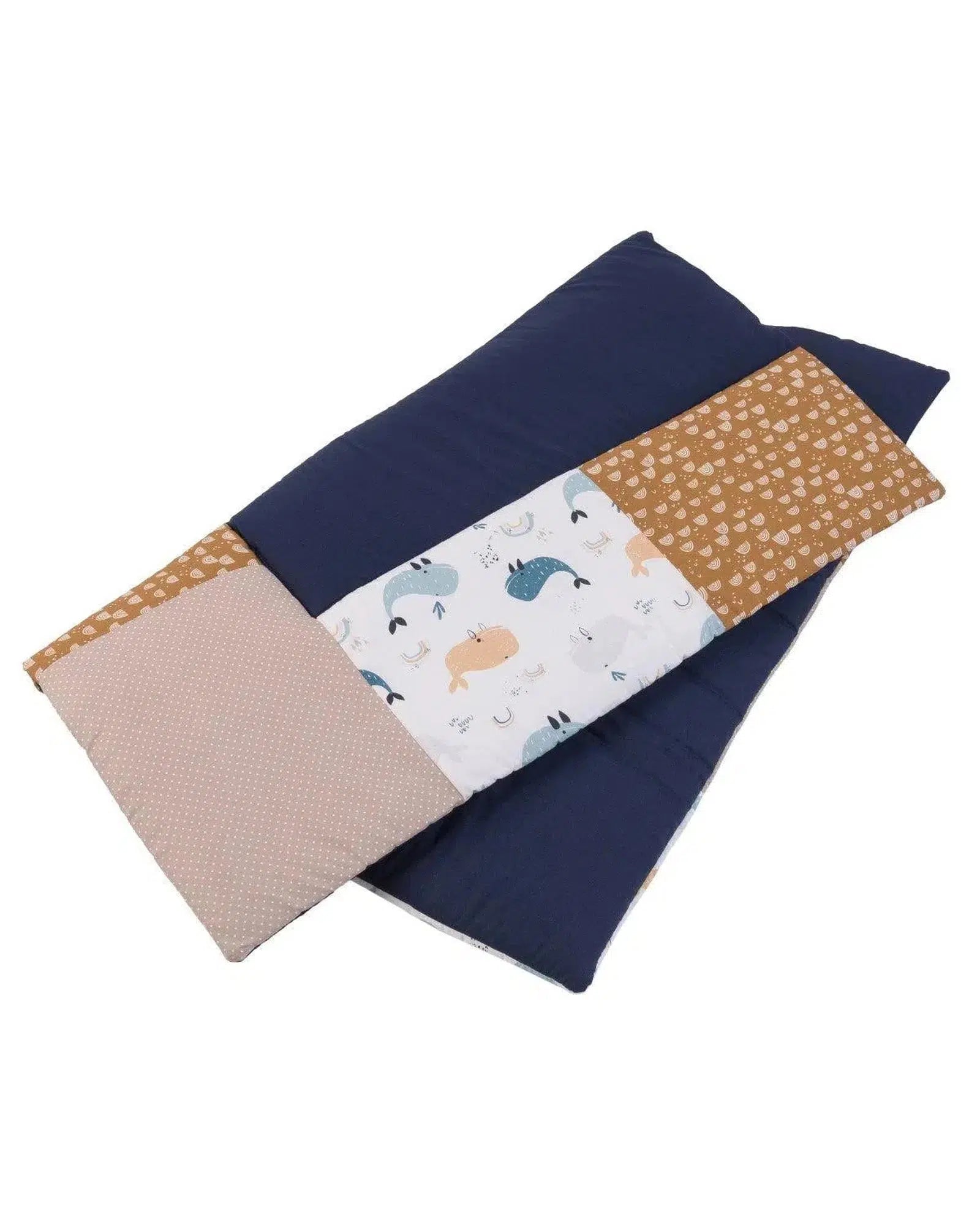 Wickelauflage Patchwork WALE-ULLENBOOM-75 x 85 cm-ULLENBOOM Baby