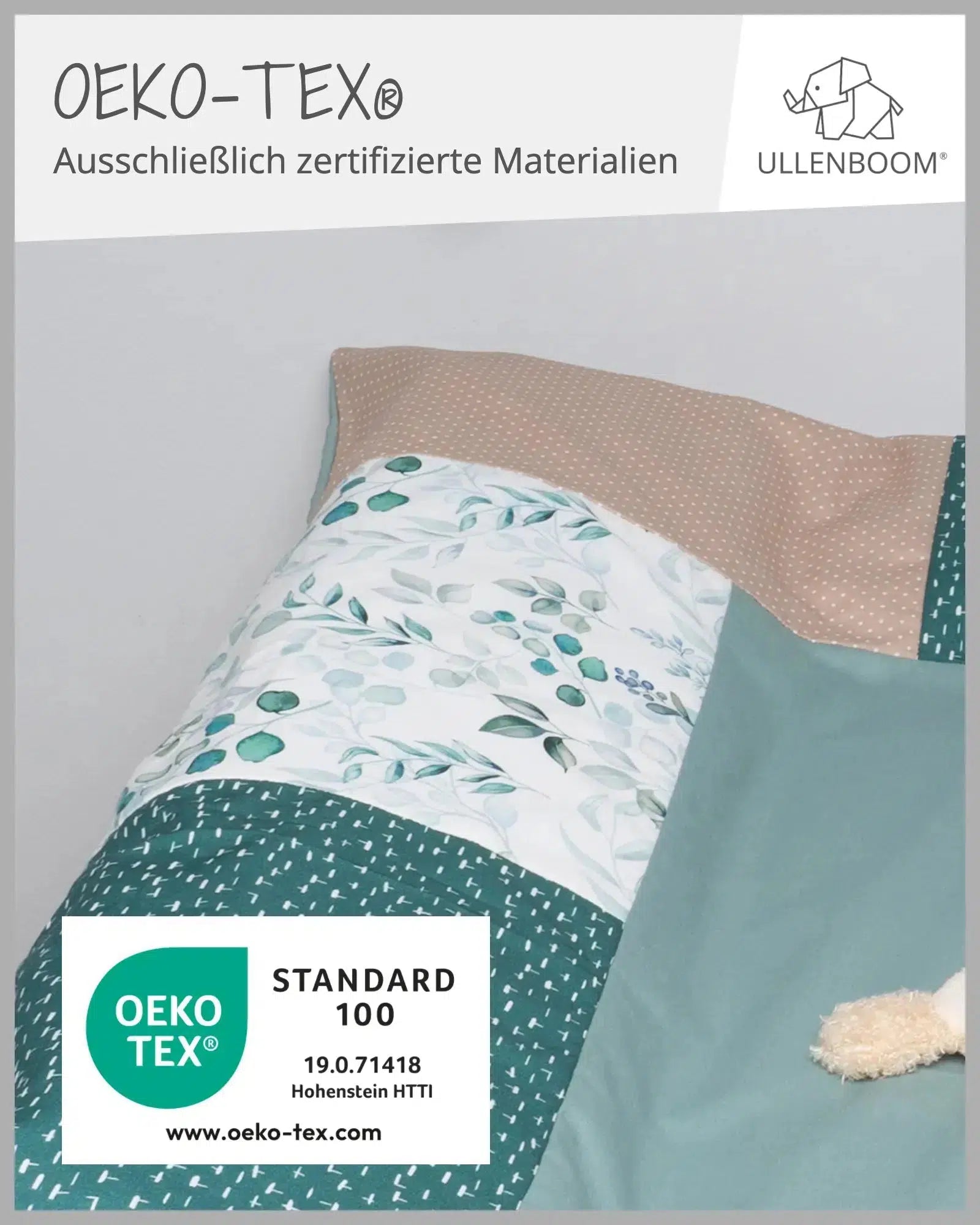 Wickelauflagen-Bezug EUKALYPTUS-ULLENBOOM Baby-75 x 85 cm-ULLENBOOM Baby