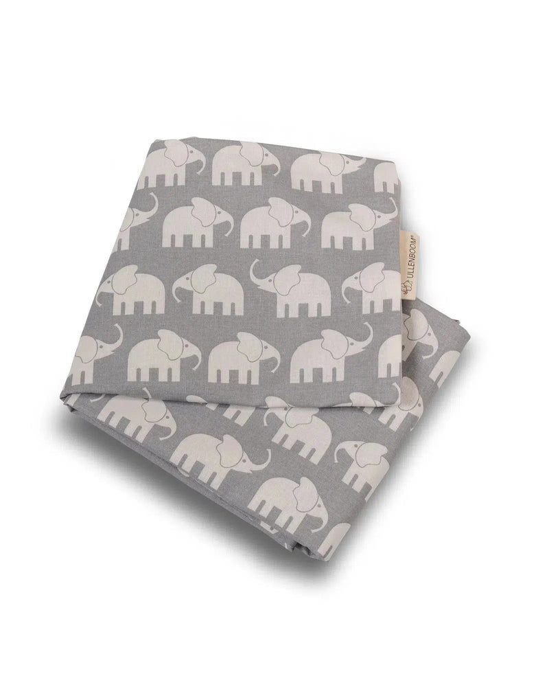 Wickelauflagen-Bezug Patchwork GRAU ELEFANT-ULLENBOOM-75 x 85 cm-ULLENBOOM Baby