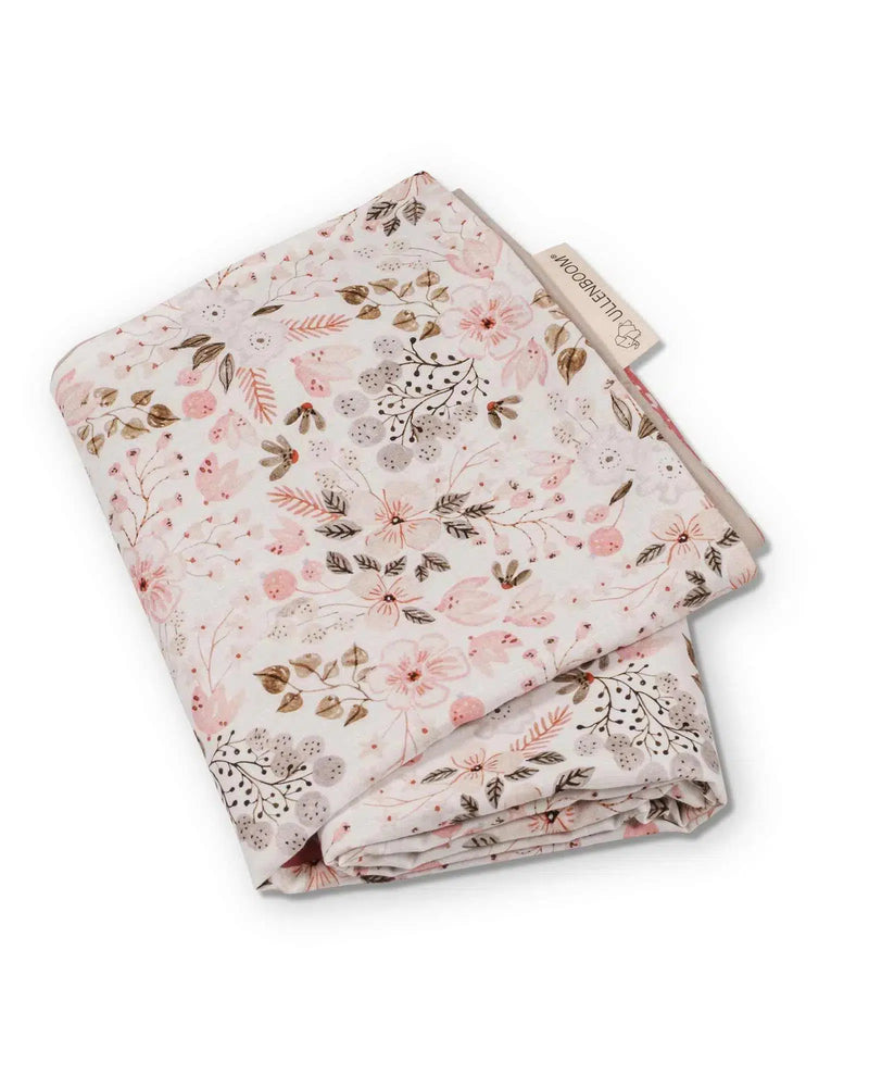 Wickelauflagen-Bezug Patchwork ROSA BLÜTEN-ULLENBOOM-75 x 85 cm-ULLENBOOM Baby