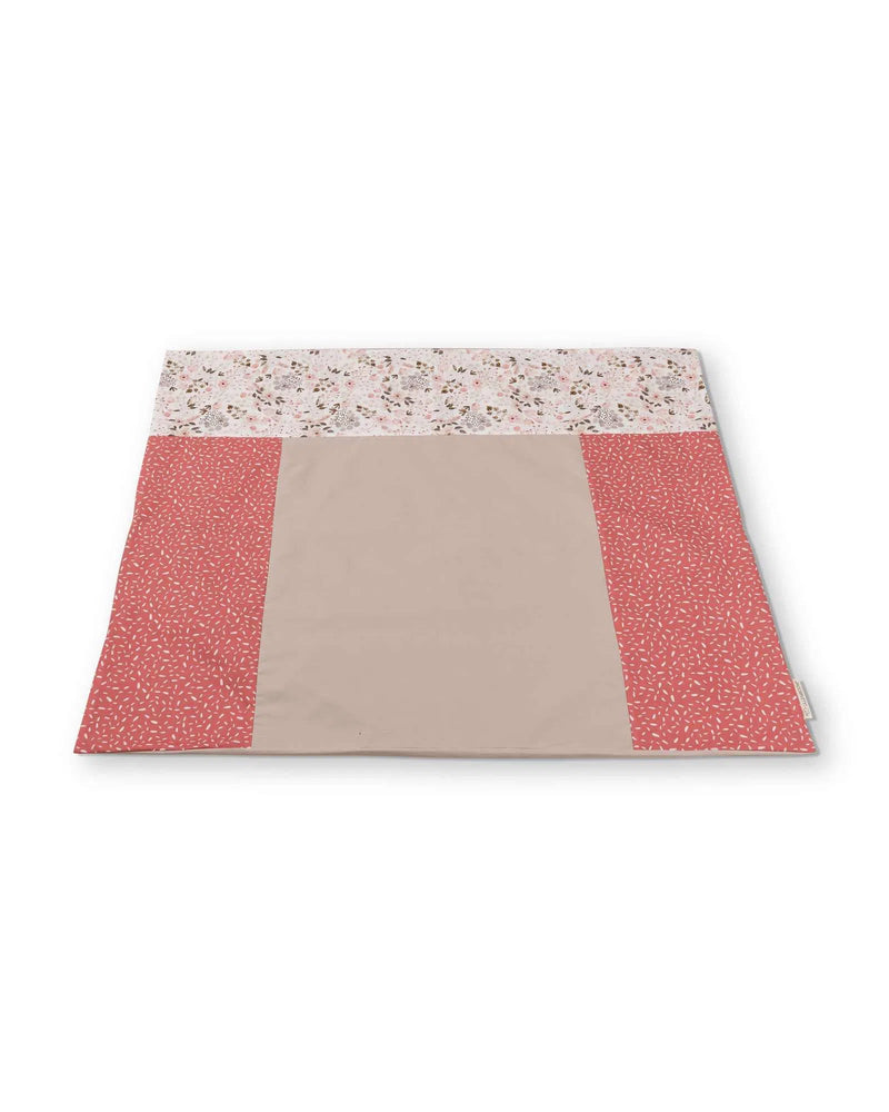 Wickelauflagen-Bezug Patchwork ROSA BLÜTEN-ULLENBOOM-75 x 85 cm-ULLENBOOM Baby