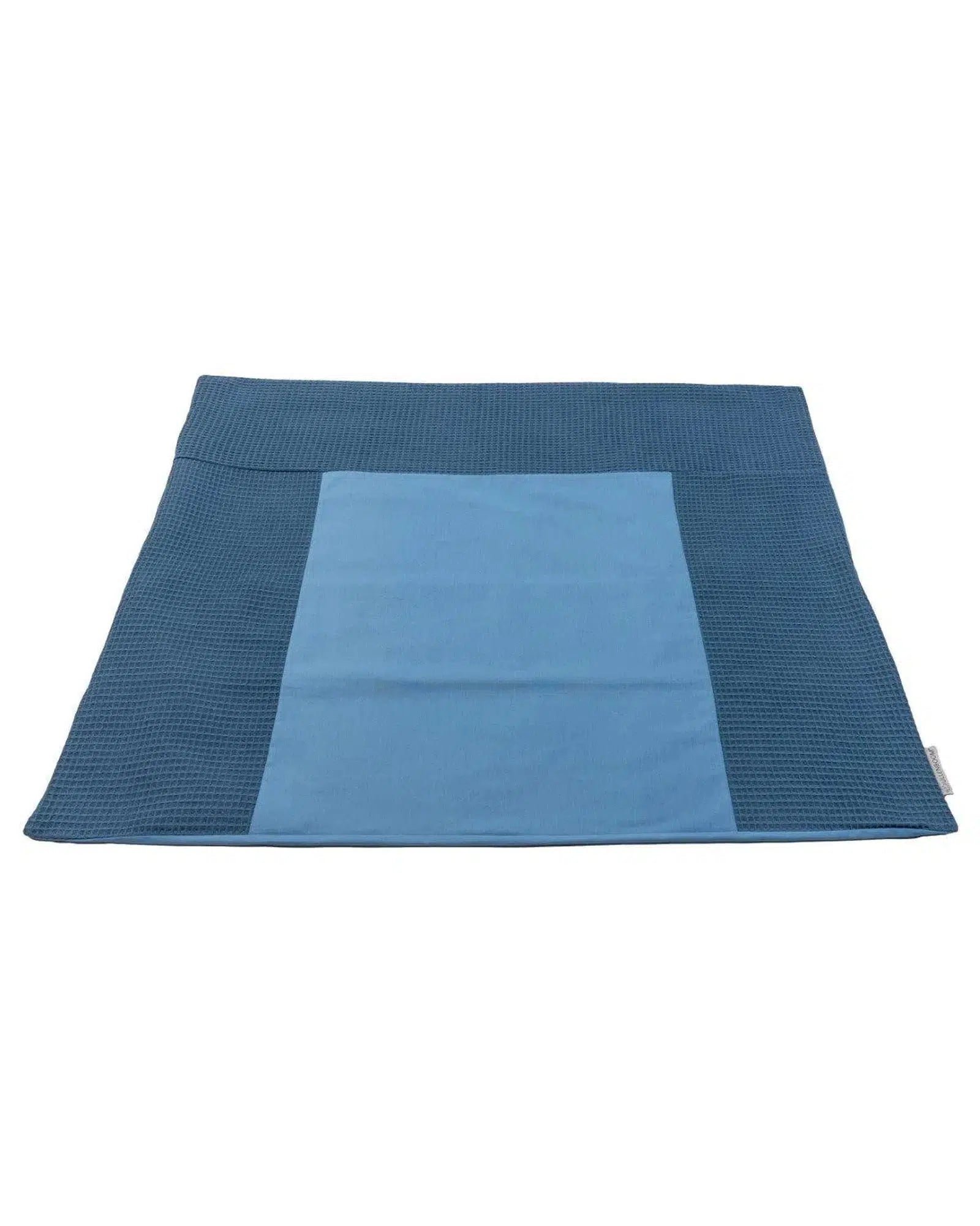 Wickelauflagen-Bezug Waffelpiqué BLAU-ULLENBOOM-75 x 85 cm-ULLENBOOM Baby