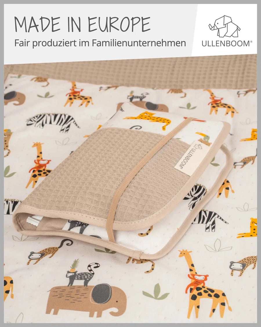 Windeltasche SAND SAVANNE-ULLENBOOM Baby-18 x 27 cm-ULLENBOOM Baby