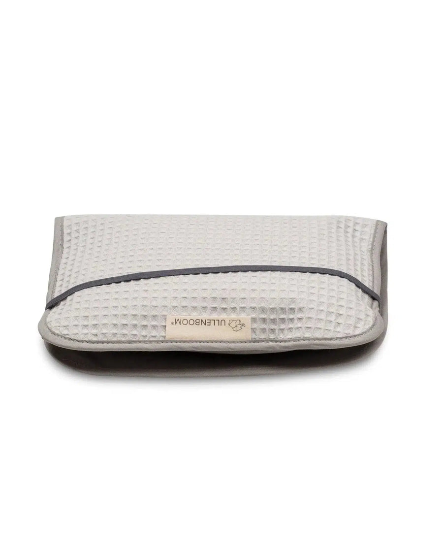 Windeltasche Waffelpiqué GRAU-ULLENBOOM-18 x 27 cm-ULLENBOOM Baby